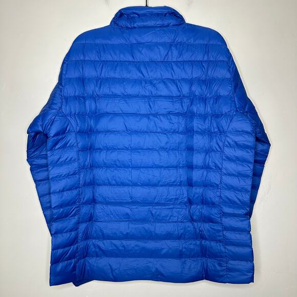 Patagonia Down Sweater Jacket Full Zip Puffer Cement Blue Mens Sz Large NWT $279 - Picture 6 of 8